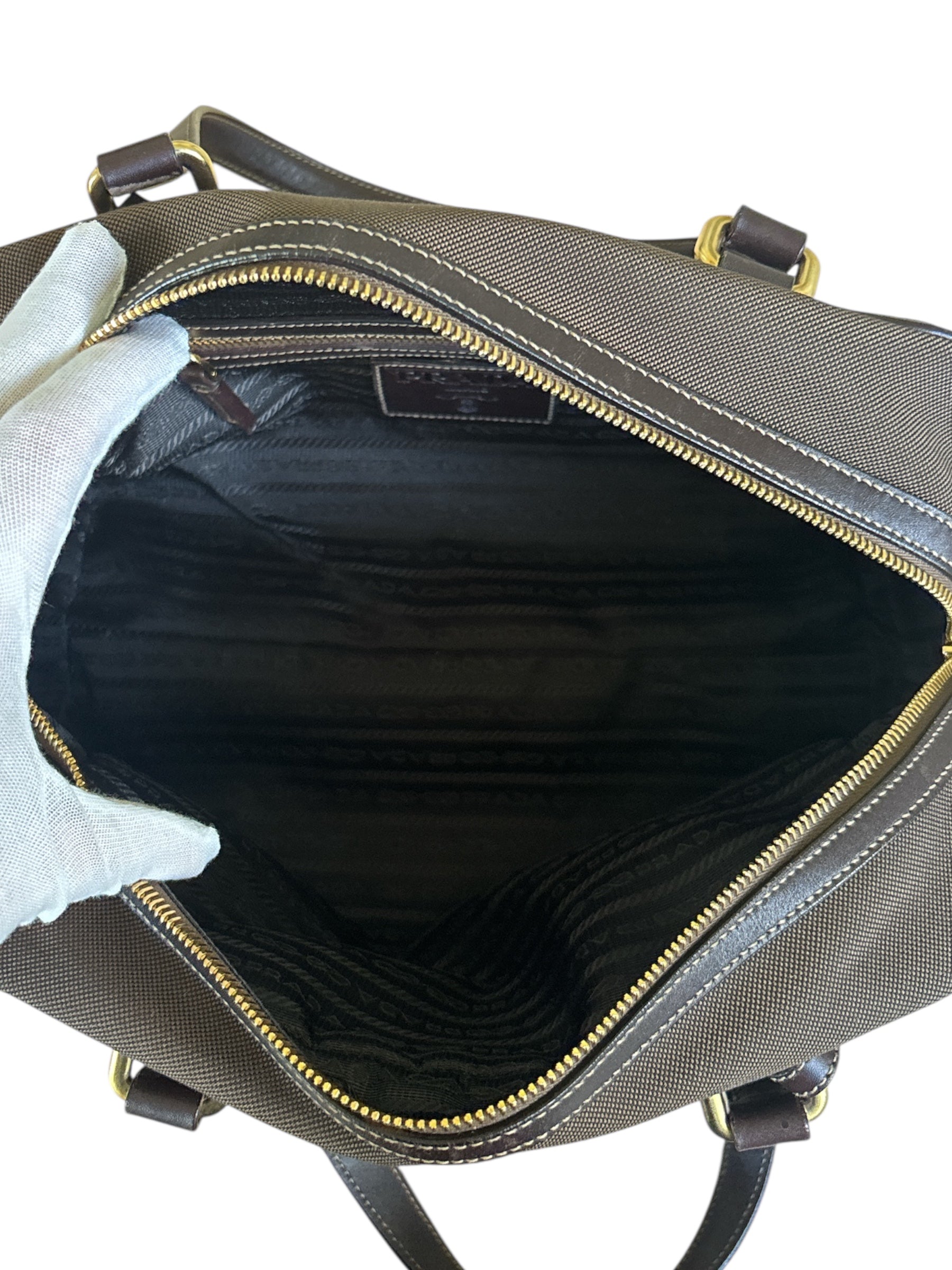 Prada Jacquard Shoulder Bag