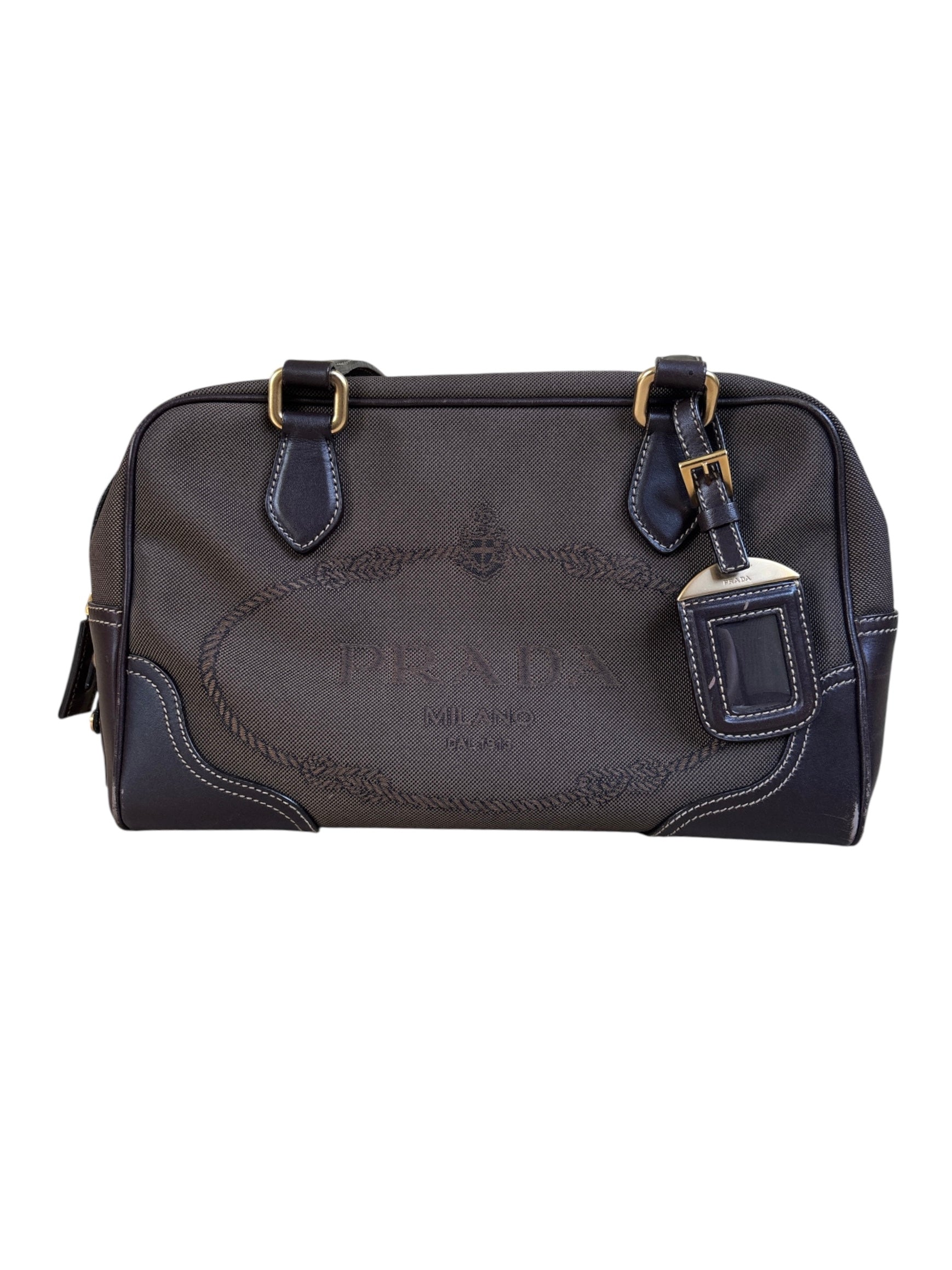 Prada Jacquard Shoulder Bag