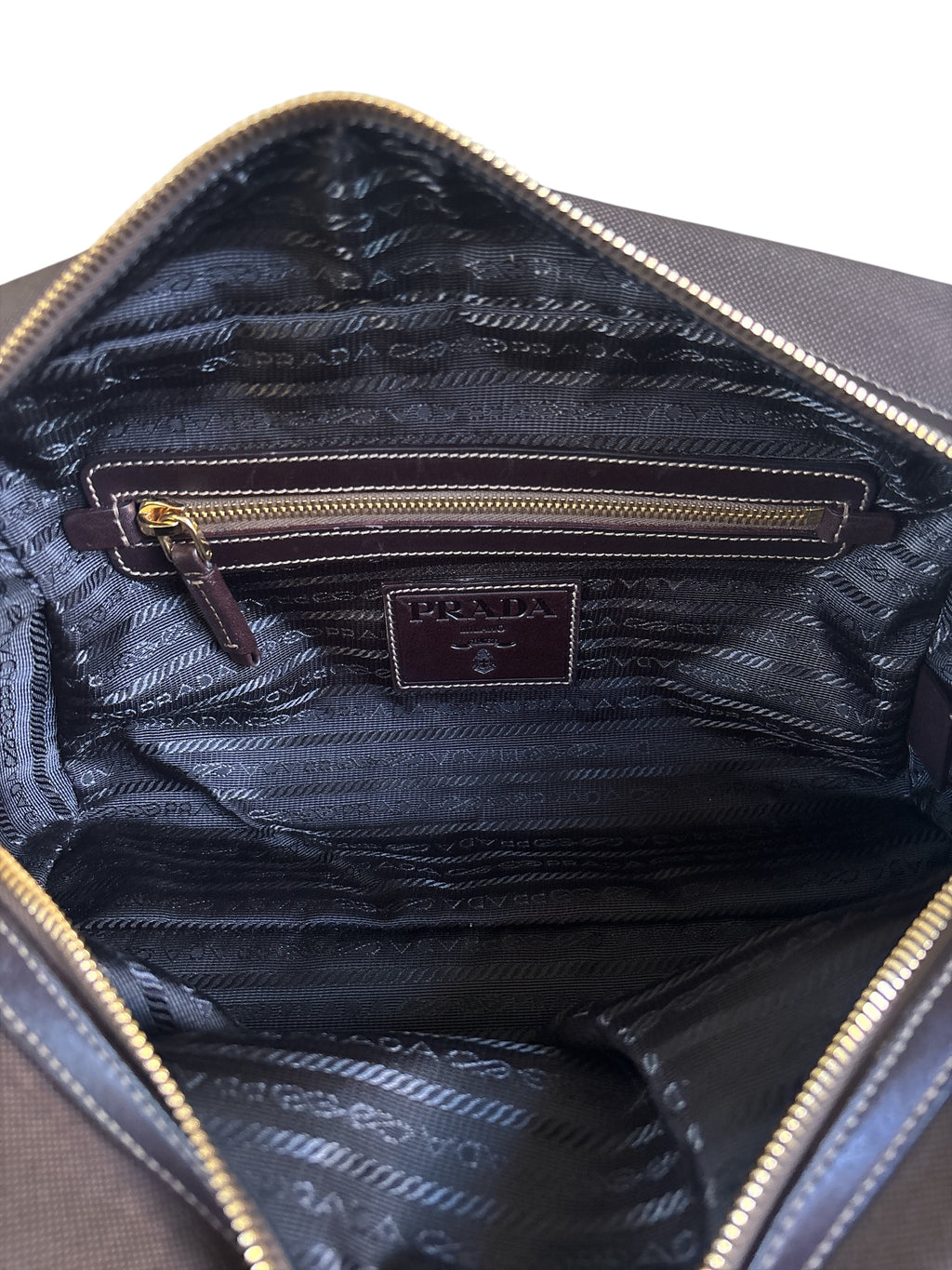 Prada Jacquard Shoulder Bag