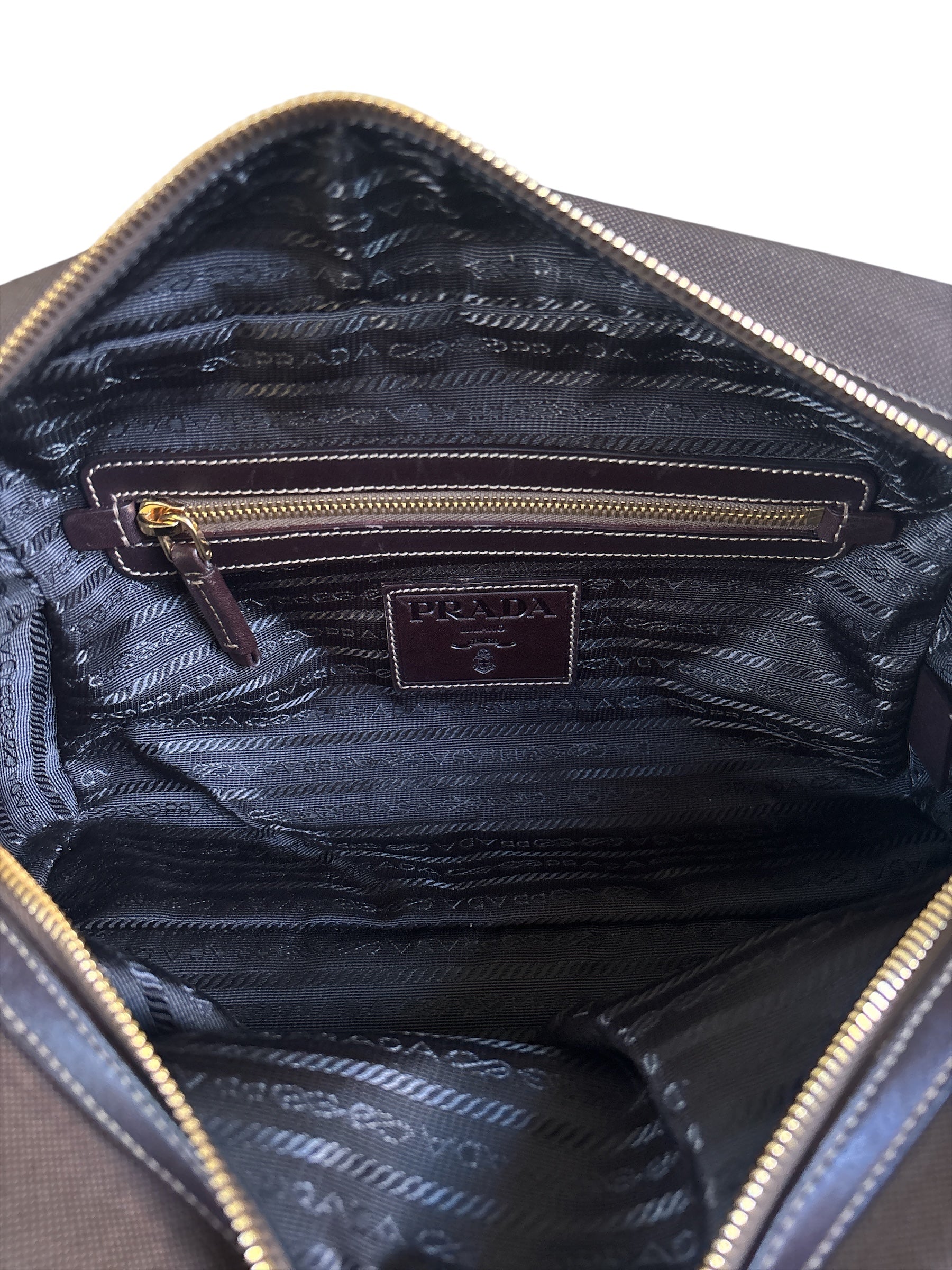 Prada Jacquard Shoulder Bag