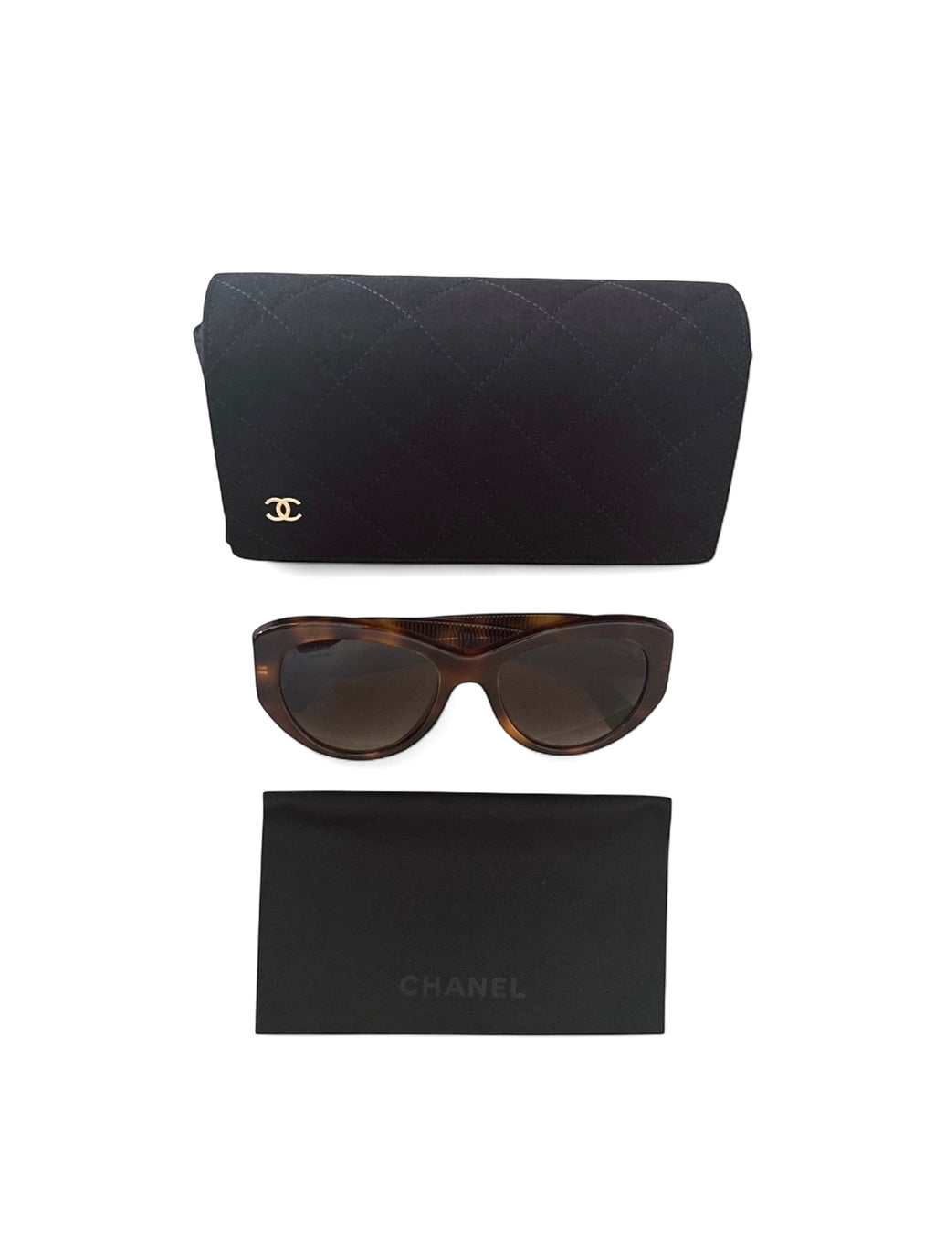CHANEL Solbriller Tortoiseshell
