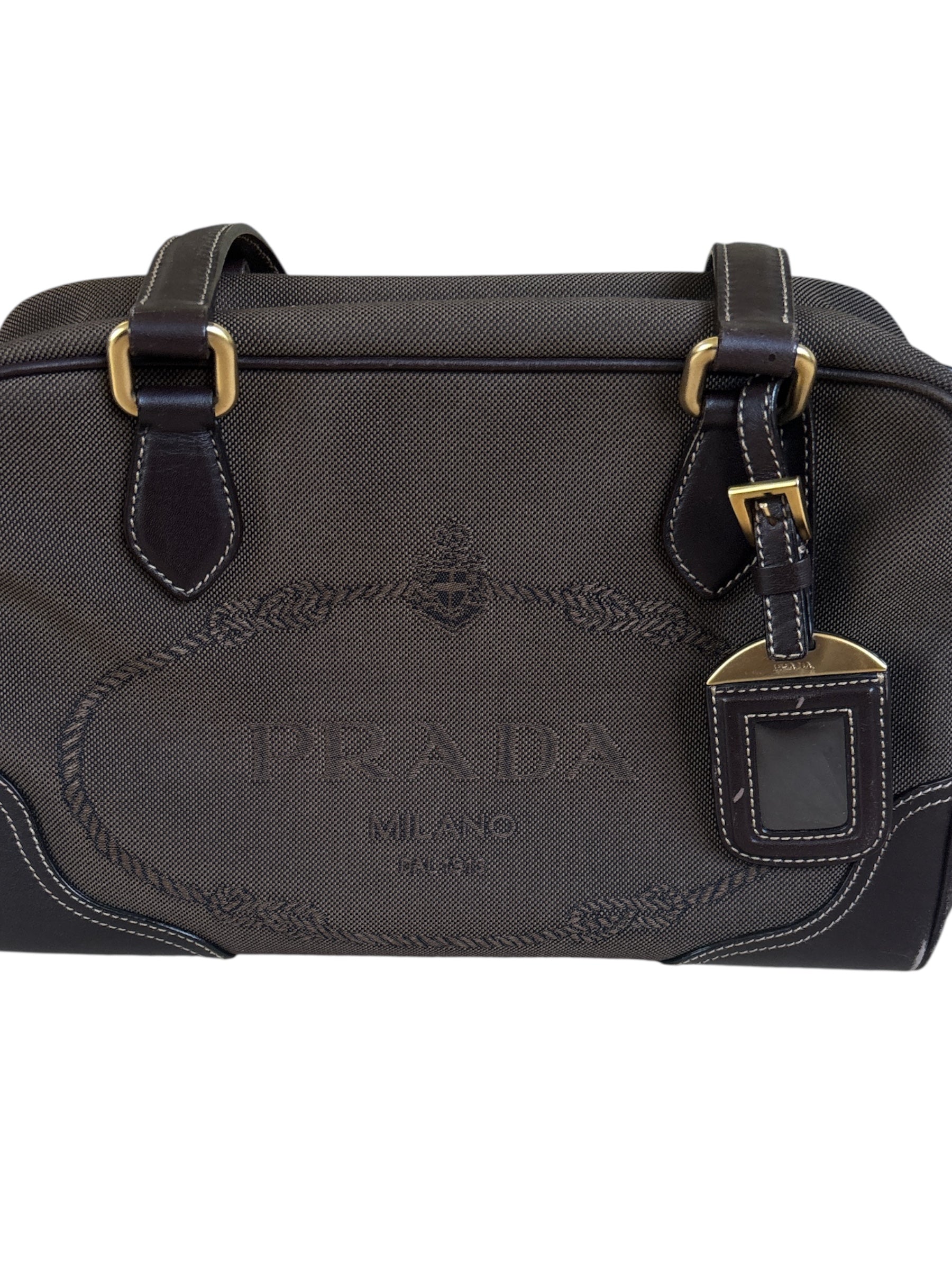 Prada Jacquard Shoulder Bag